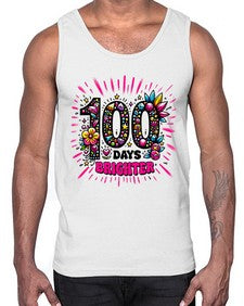 Easy one hundred Days of School 44#- one hundred days- Cotton Tank