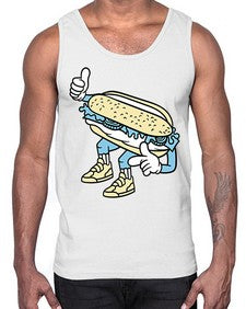 Enjoy bite me 119#- cartoon food- Cotton Tank