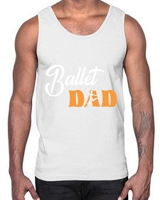 Fitted dance dad ballet svg ballet 125#- ballet- Cotton Tank