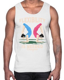 Flexibility is Needed 218#- yoga- Cotton Tank