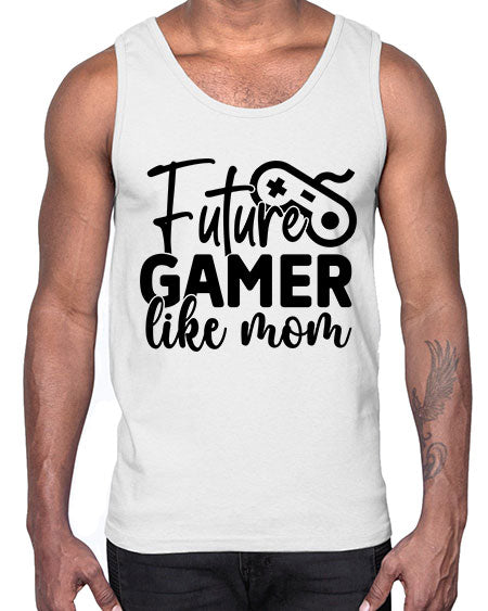 Future Gamer Like Mom 313#- kids- Cotton Tank