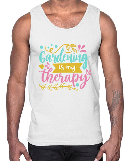 Gardening is my therapy Style 66#- summer- Cotton Tank