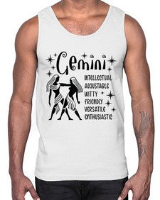 Gemini 217#- gemini- Cotton Tank