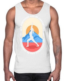 Get Stretched 225#- yoga- Cotton Tank