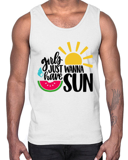 Girls Just Wanna Have Sun Style 44#- summer- Cotton Tank