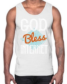 God bless internet 78#- internet- Cotton Tank