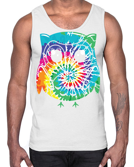 Graphic Owl Tiedye A TurtleRabbit 8#- owl- Cotton Tank