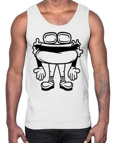 Handsome hotdog 135#- cartoon food- Cotton Tank