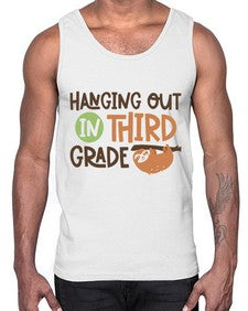 Hanging Out in Third 236#- third grade- Cotton Tank