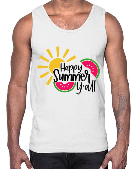 Happy Summer Yall Style 41#- summer- Cotton Tank