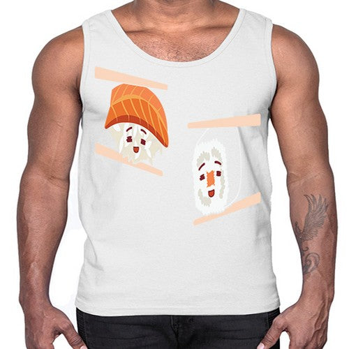 Happy Sushi Anime Kawaii Set Anime 232#- anime- Cotton Tank