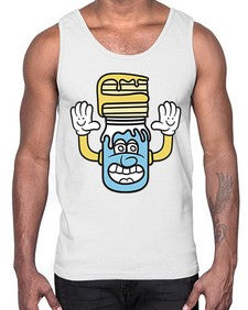Happy me 136#- cartoon food- Cotton Tank