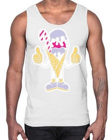 Have an ice day 138#- cartoon food- Cotton Tank