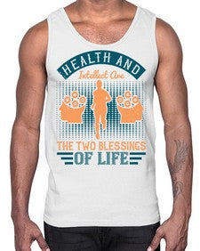 Health and intellect are the two blessings of life Style 36#- diabetes- Cotton Tank