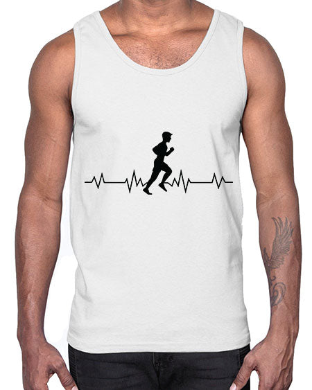 Heart Beat Runner- sports general- Cotton Tank