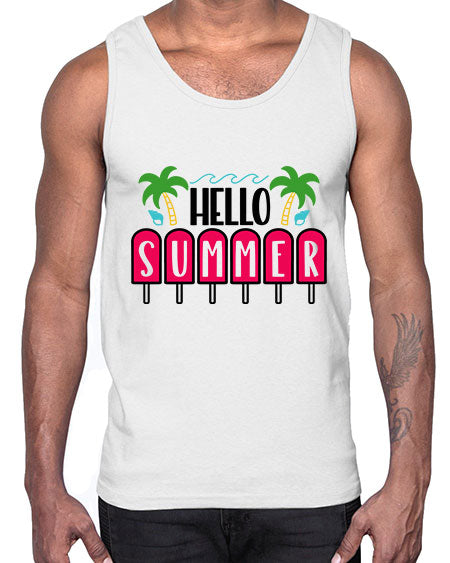 Hello Summer Style 39#- summer- Cotton Tank