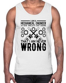 I Am A Style 852#- engineer- Cotton Tank