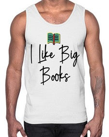 I Like Big Books 363#- librarian- Cotton Tank