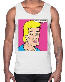 I Look Handsome 574#- art pop art- Cotton Tank