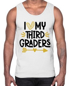 I Love My Third 368#- third grade- Cotton Tank