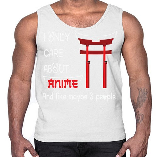 I Only Care About Anime Anime 240#- anime- Cotton Tank