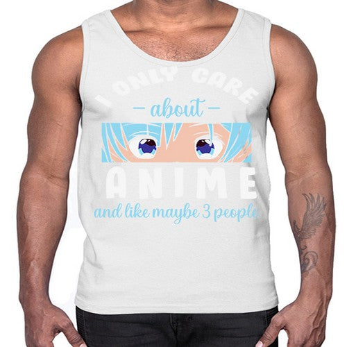 I Only Like People Anime Japanese 241#- anime- Cotton Tank