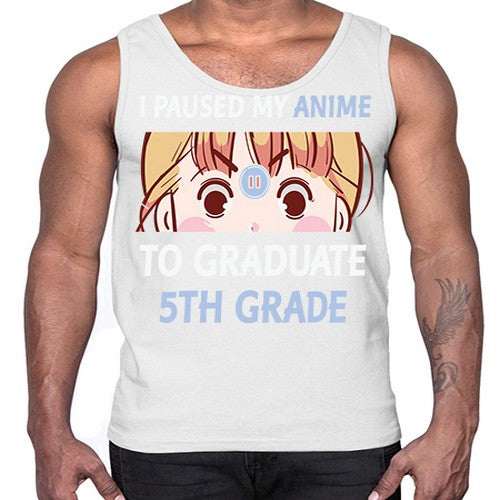 I Paused My Anime To Anime 243#- anime- Cotton Tank