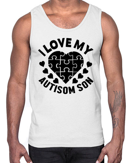 I love my Style 45#- autism- Cotton Tank