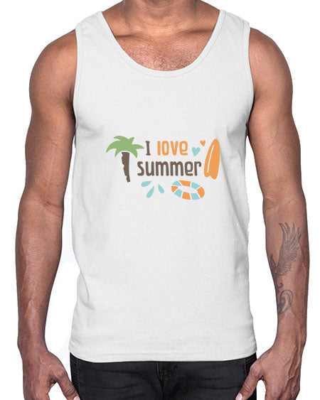 I love summer 91#- summer- Cotton Tank