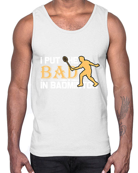 I put 1096#- badminton- Cotton Tank