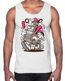 Ice Cream Truck 1173#- ice cream- Cotton Tank