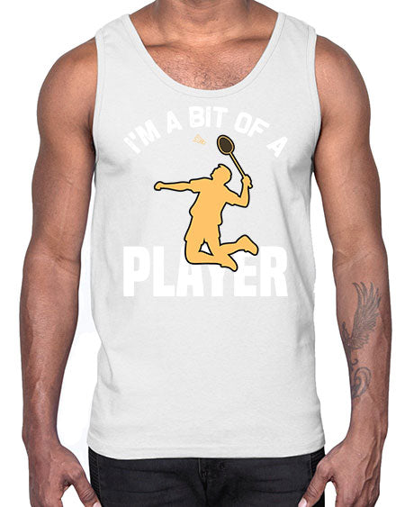 Im a bit 1071#- badminton- Cotton Tank