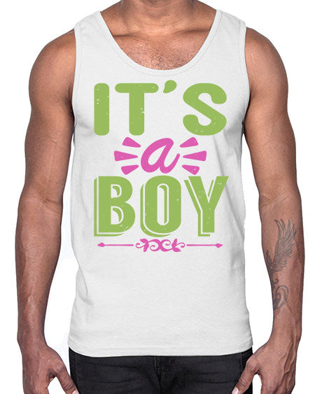 Its A Boy Style 130#- baby- Cotton Tank