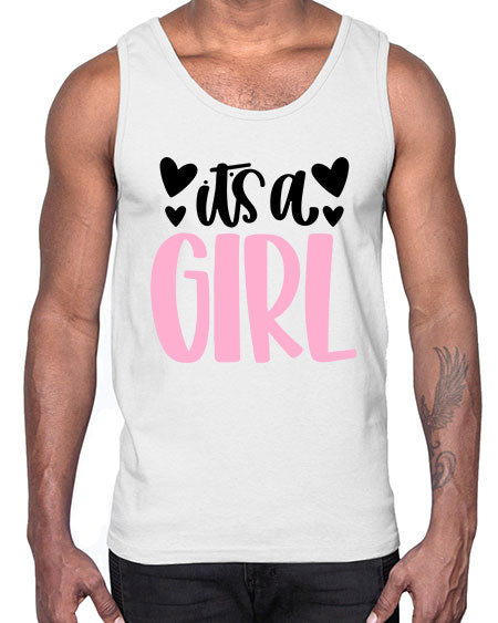Its A Girl Style 356#- baby- Cotton Tank