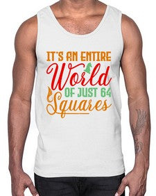 Its an entire world of just squares 124#- chess- Cotton Tank