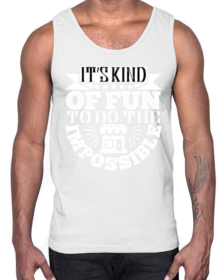 Its kind of fun to do the impossible Style 251#- architect- Cotton Tank