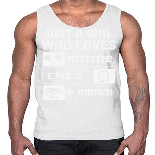 Just A Girl Who Loves 263#- anime- Cotton Tank