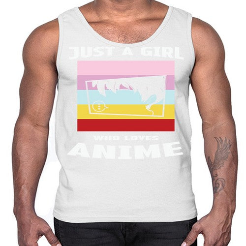 Just A Girl Who Loves Anime 265#- anime- Cotton Tank