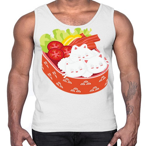 Kawaii Cat Boxed Lunch Anime Anime 266#- anime- Cotton Tank