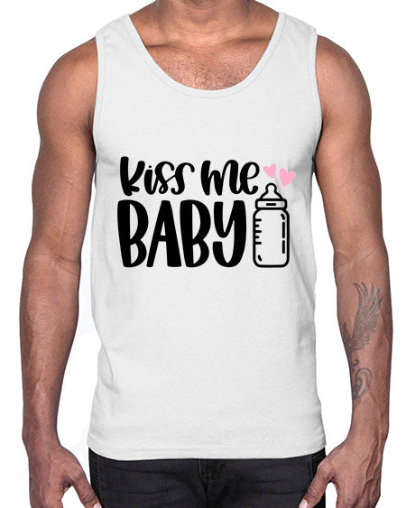 Kiss Me Baby Style 360#- baby- Cotton Tank