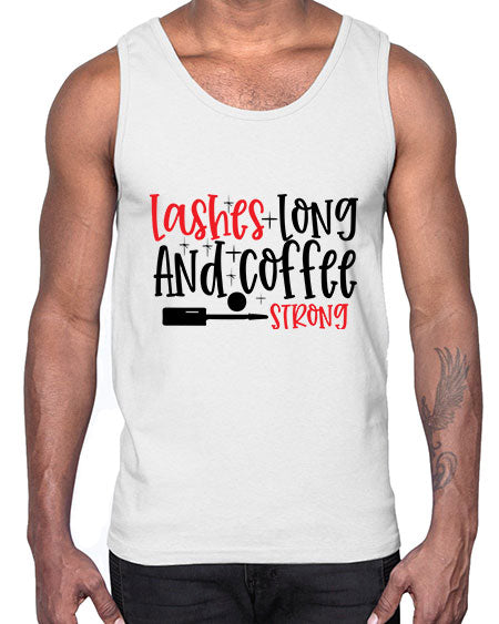 Lashes Long And Coffee Strong Style 232#-makeup Cotton Tank
