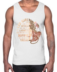 Leo girl 289#- leo- Cotton Tank