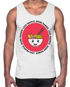 Less People More Ramen 1283#- Ramen- Cotton Tank