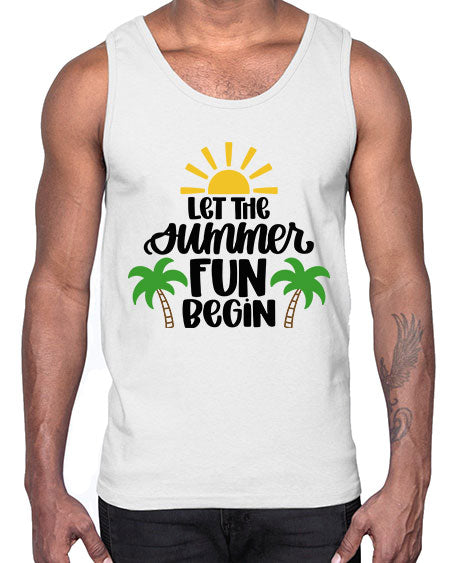 Let The Summer Fun Begin Style 35#- summer- Cotton Tank