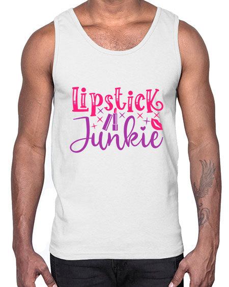 Lipstick Junkie Style 228#-makeup Cotton Tank