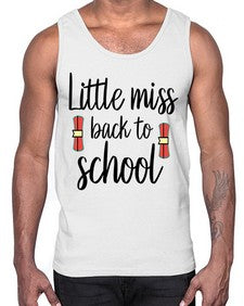 Little miss back to school 478#- general school- Cotton Tank