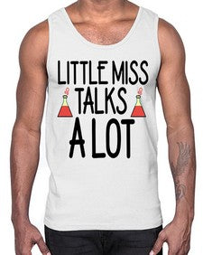 Little miss talks a lot 488#- general school- Cotton Tank