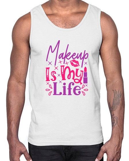 Makeup Is My Life Style 224#-makeup Cotton Tank