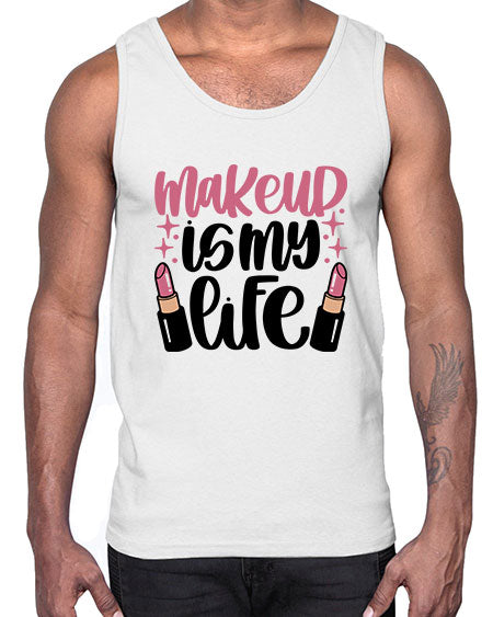 Makeup Is My Life Style 44#-makeup Cotton Tank