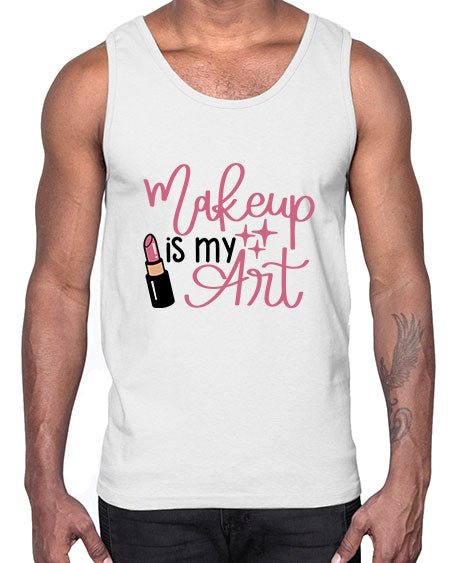 Makeup is my Art Style 47#-makeup Cotton Tank